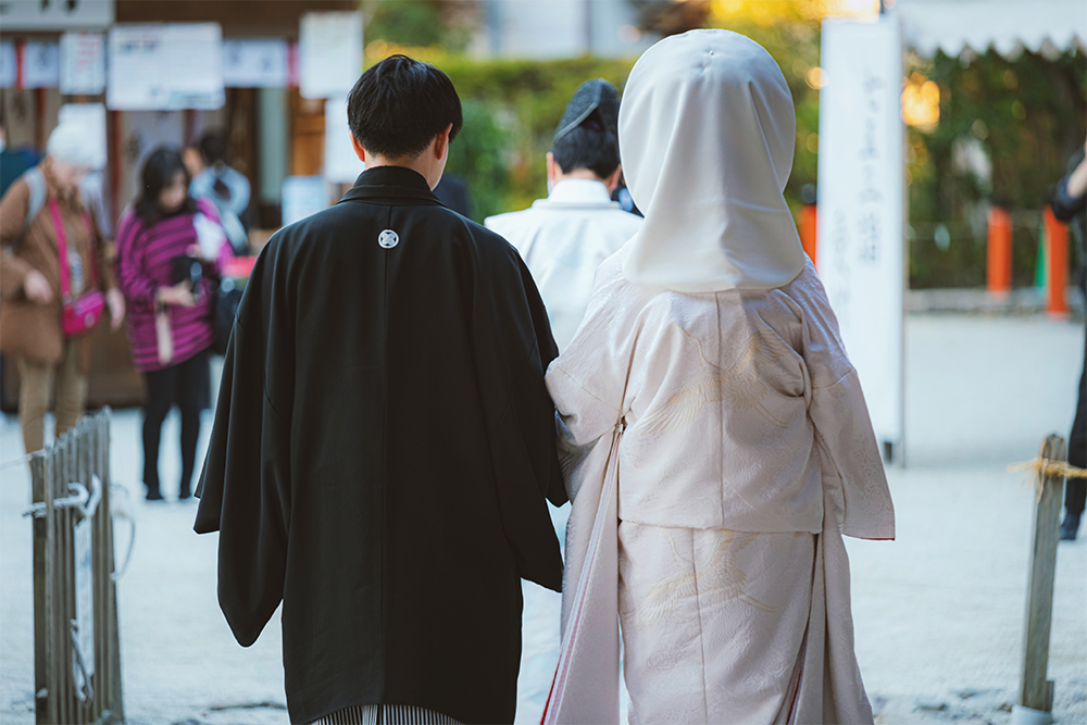 神社婚本番